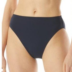 Michael Kors High-Leg Bikini Bottoms Navy Size Small